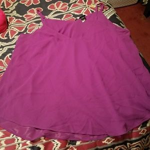 Torrid chiffon tank top